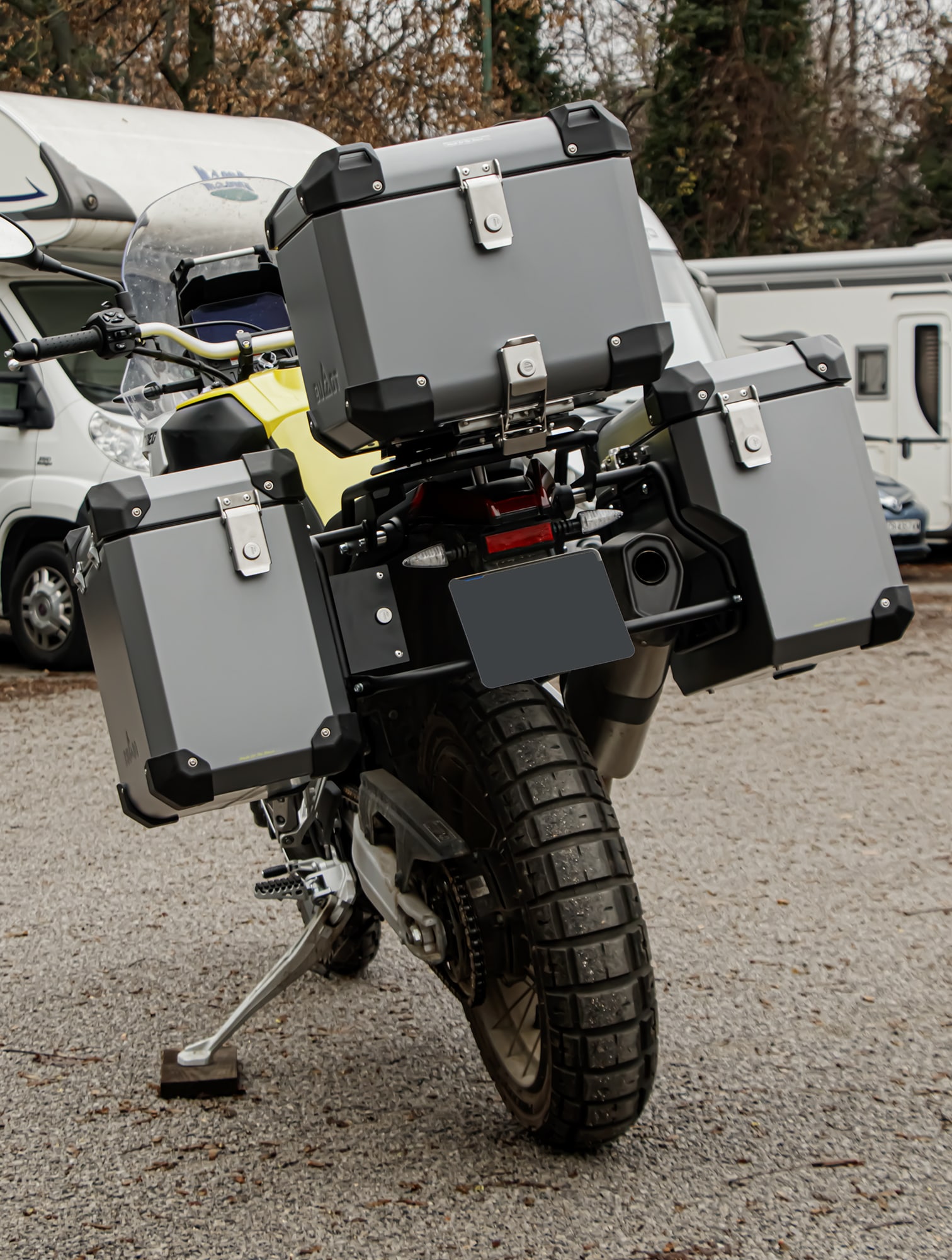 Defender EVO Topcase including Mounting Plate