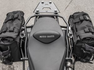 Xtremada soft panniers Moto Guzzi V85TT 24 on